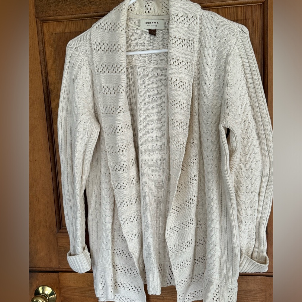 Sonoma life and style shawl collar cardigan sweater